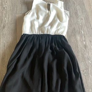 Black and white dress